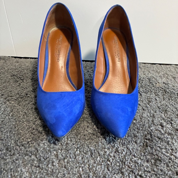 Electric blue Christian Siriano heels - Picture 2 of 9
